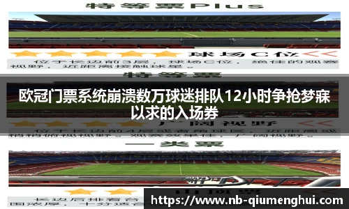 欧冠门票系统崩溃数万球迷排队12小时争抢梦寐以求的入场券